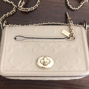 Nude Coach Bag